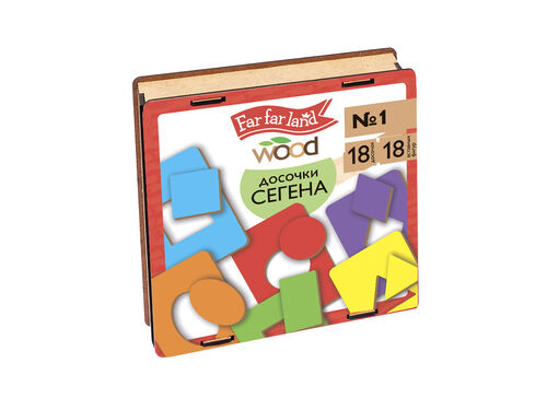 Лото "Досочки Сегена" № 1 (18 карт. 18 эл) Far far land Wood