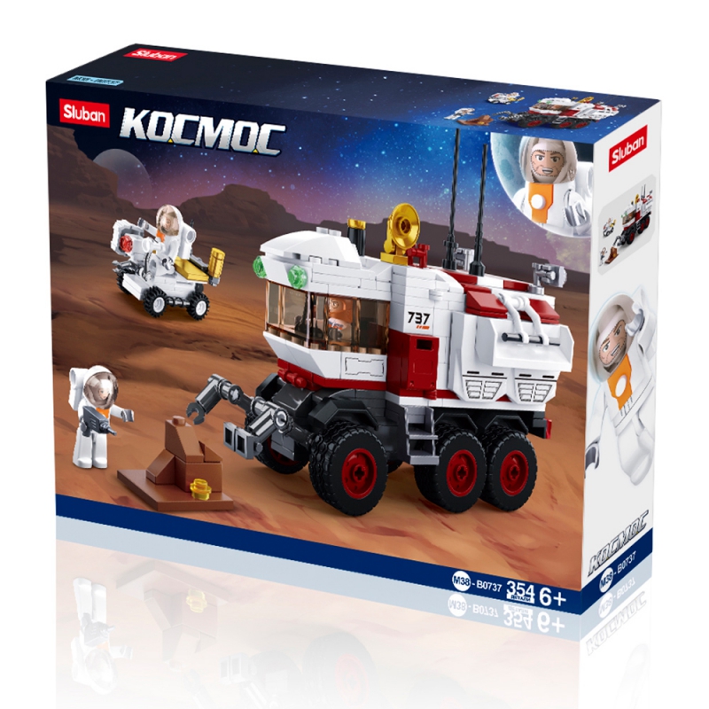 Конструктор Sluban  "Космос: Луноход" (354 дет.)