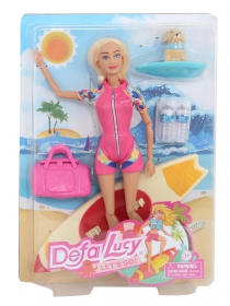 Кукла DEFA Lucy "Катание на серфинге"