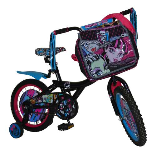 Велосипед 16 дюймов"Навигатор Monster High"MH-1-тип/звонок/одноставоч.шатун/сумка