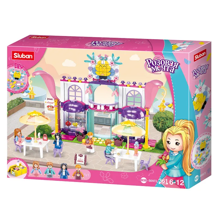 Sluban, Конструктор "Летнее кафе" 361 дет.