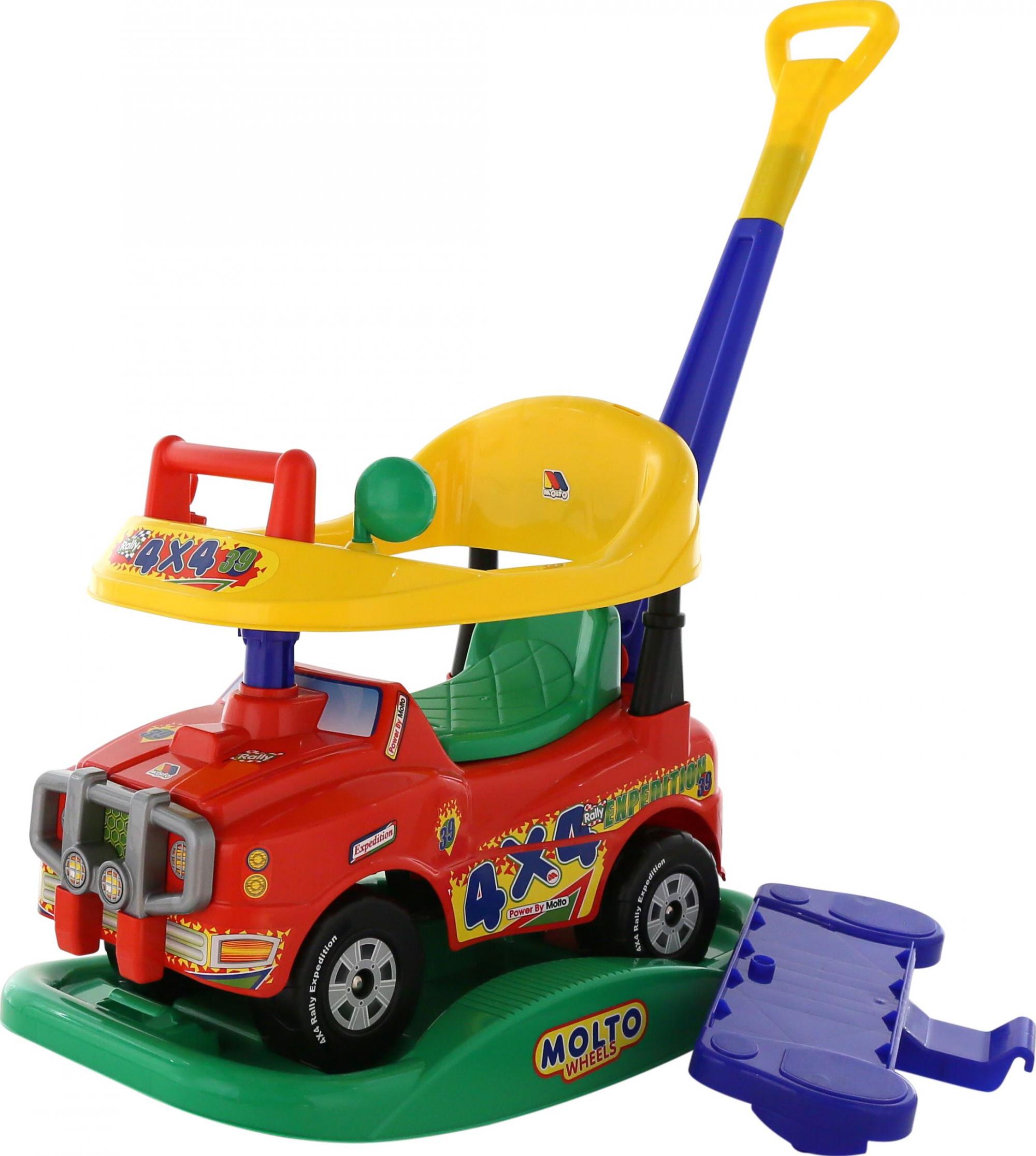 Автомобиль Джип-каталка "Викинг" многофункциональный -2 (красный)