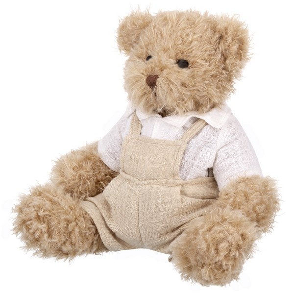Игрушка мягконабивная TM " Relana " Мишка в рубашке и комбинезоне, 22см