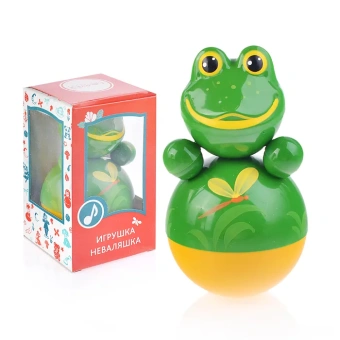 Неваляшка малая Крокодил 150 мм. в худ.упак.