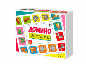 Домино "Зоопарк" игрушки
