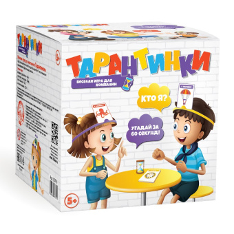 Игра настольная "Тарантинки" (Кто я? Угадай за 60 секунд!) подар.