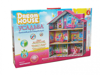 Кукольный домик быстрой сборки "Усадьба" Dream House СП
