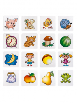 Лото для малышей "Крошки"(4 карточки,24 фишки) Baby Tiys игрушки