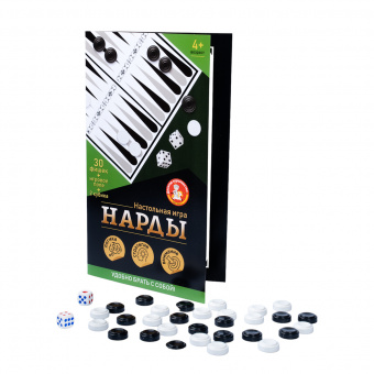 Игра настольная "Нарды" (в пакете)
