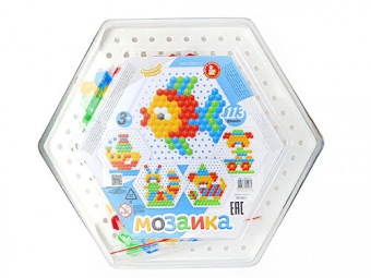 Мозаика шестигранная "Рыбка" 113 фишек  игрушки