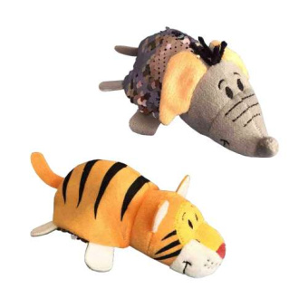 Вывернушка БЛЕСК с паетками 12 см, Слон-Тигр, 1TOY